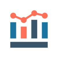 dados gráfico dados analytics ícone monitoramento grande dados análise contendo base de dados png