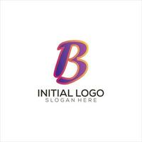 si inicial logo degradado vistoso diseño icono vector