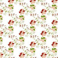 Spring nice floral pattern, on transparent background, for textile, fabrics, wrapping paper, background vector