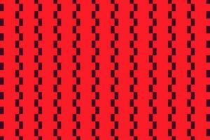Red and black checkered plaid seamless pattern with natural textile texture vector