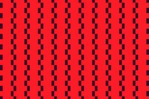 Red and black checkered plaid seamless pattern with natural textile texture vector