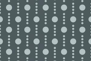 Polka dot circle line grid seamless pattern. Vertical dots stripe vector background.