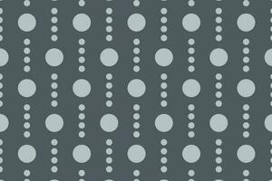 Polka dot circle line grid seamless pattern. Vertical dots stripe vector background.