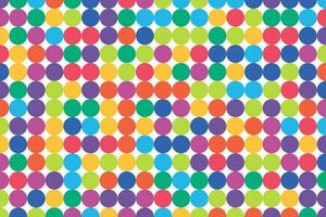 Colorful mosaic dot circles vector background. Halftone pattern vector illustration.