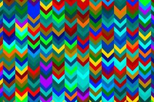 Bright colorful zig zag chevron lines seamless pattern vector