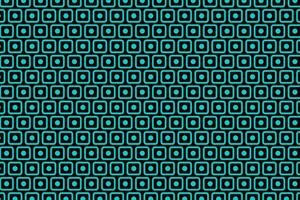 Cyan and black dot and square grid seamless pattern. Polka dots square frame vector illustration.