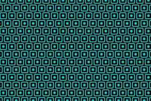 Cyan and black dot and square grid seamless pattern. Polka dots square frame vector illustration.