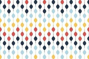 Colorful nostalgic pattern vector background