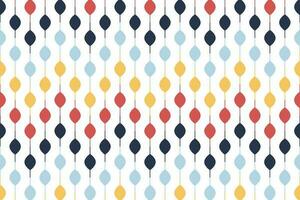 Colorful nostalgic pattern vector background