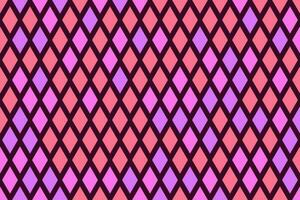 Colorful rhombus mosaic grid pattern vector