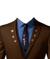 blazer completo da uomo design azienda concetto. semplice elemento a partire dal stoffa collezione png