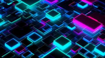 Modern abstract cubic background wallpaper. photo