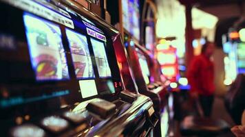 gens en jouant casino fente Machines proche en haut video