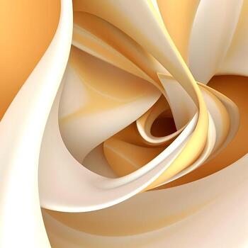 resumen ondulado antecedentes. naranja, amarillo, blanco color. ai generado foto