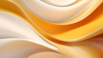 Abstract wavy background. Orange, yellow, white color. photo