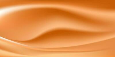 Abstract Background Smooth Orange Gradient Mesh Wave Design. Soft Background Template Vector