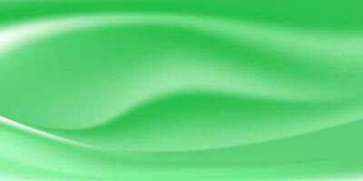 Abstract Background Smooth Green Gradient Mesh Wave Design. Soft Background Template Vector