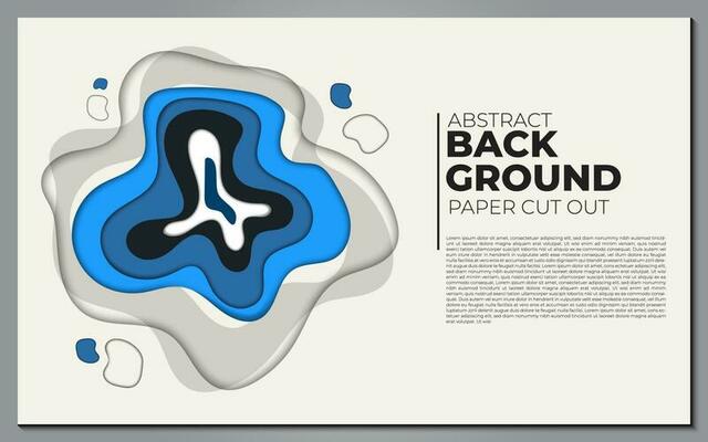 Modern abstract paper cut out background for website, banner, wallpaper, brochure, poster.