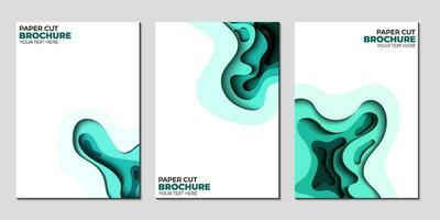 Modern abstract paper cut out background for website, banner, wallpaper, brochure, poster. vector