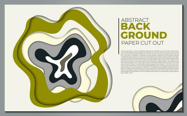 Modern abstract paper cut out background for website, banner, wallpaper, brochure, poster.