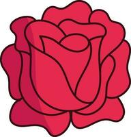 Red Rose Flower vector