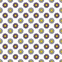 vector hand drawn Flower pattern