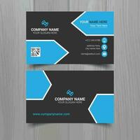 Business card vector template, simple clean layout design template