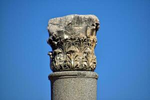 antique ruins in the warm summer sun in a Turkish city in Asia Side photo