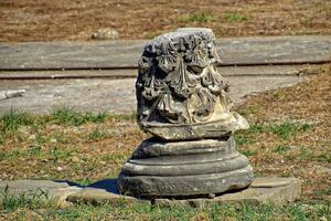 antique ruins in the warm summer sun in a Turkish city in Asia Side photo