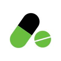 medicine tablets icon of vector