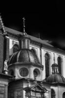 historical historic Polish royal castle Wawel on a warm summer day photo