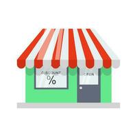 stalls sell online vector