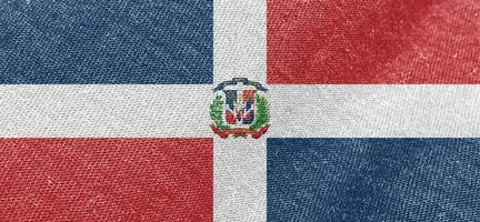 dominican fabric flag cotton material wide flags wallpaper colored fabric dominican flag background photo