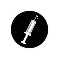 Injection Icon. Rounded Button Style Editable Vector EPS Symbol Illustration.