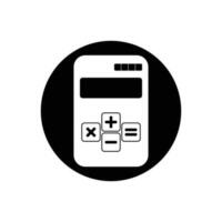 Calculator Icon. Rounded Button Style Editable Vector EPS Symbol Illustration.