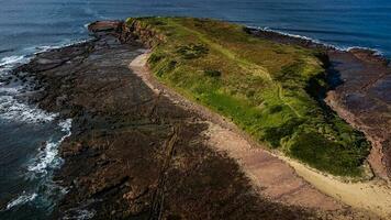 Aerial view or Windang Island, New South Wales Australia photo