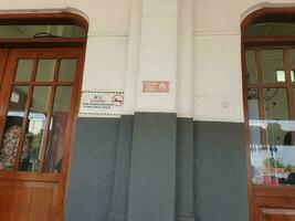 Tegal, May 2023. A photo portrait of the Tegal railway station building.