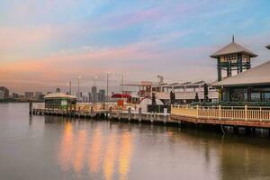 Perth downtown city skyline cityscape of Australia photo