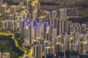 Seoul city skyline, cityscape of South Korea photo