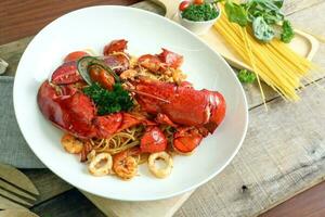 Seafood Lobster Spaghetti photo