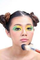 Asian Woman Fashion Makeup photo