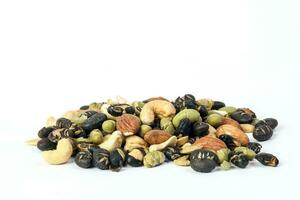 Cashew Nut Almond Green Black Soybean Baked Roasted Healthy mix photo