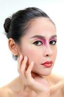 Asian Woman Fashion Makeup photo