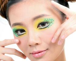 Asian Woman Fashion Makeup photo