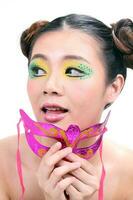 Asian Woman Fashion Makeup photo