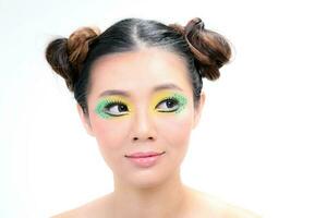 Asian Woman Fashion Makeup photo