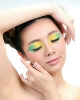 Asian Woman Fashion Makeup photo