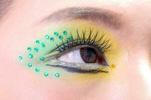 Asian Woman Fashion Makeup photo