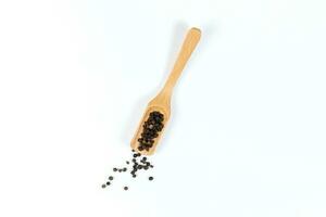 Black peppercorn raw dry photo