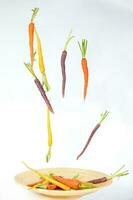 Colorful Rainbow Carrot photo